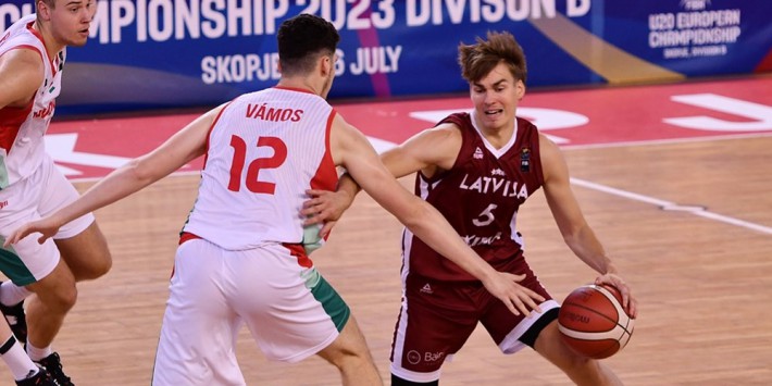 U20-as B divíziós férfi Eb: Hosszabbításban maradtunk alul Lettországgal szemben