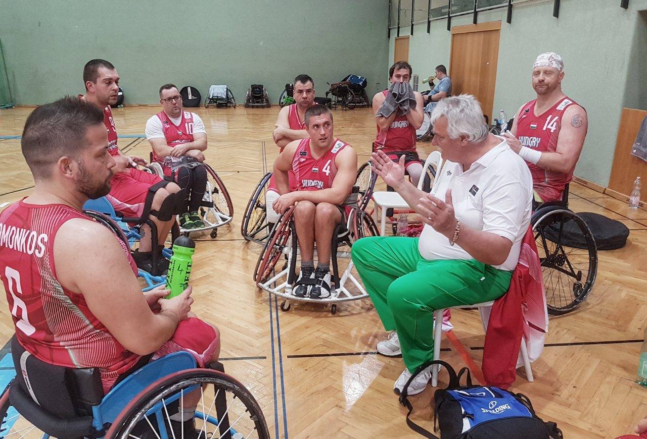 Megkezdte szereplését a magyar kerekesszékes kosárlabda válogatott