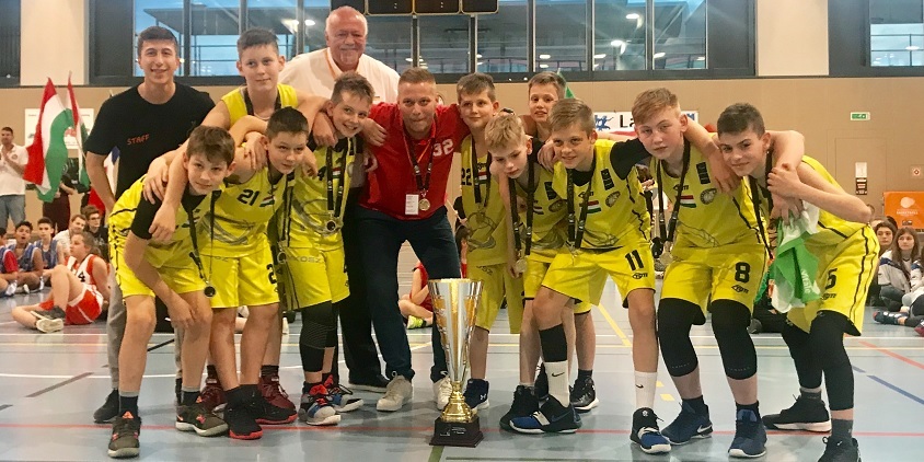 Nemzetközi tornát nyertek a Soproni Tigrisek U12-es fiai