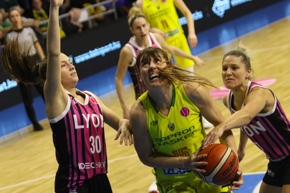 Női Euroliga: A Sopron legyőzte a Lyont