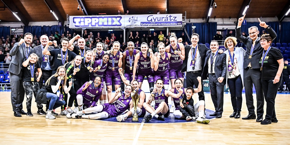 11. alkalommal kupagyőztes a Sopron Basket