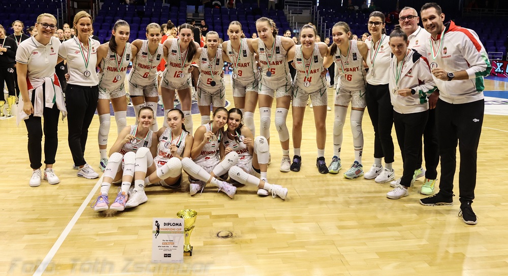 Értékes ezüstérmet szerzett U16-os lány válogatottunk a Bajnokok Tornáján