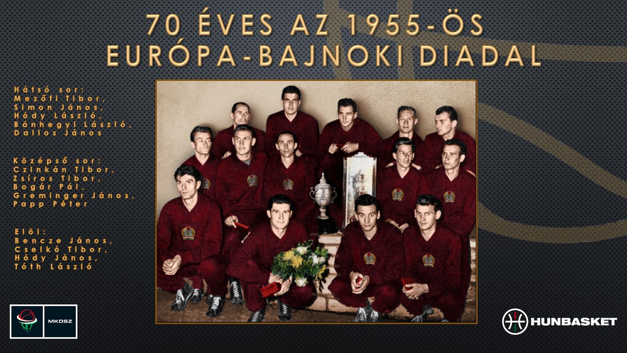 70 esztendeje vette kezdetét a magyar győzelemmel záruló 1955-ös Európa-bajnokság