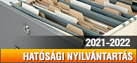 Hatósági nyilvántartás 2021/2022